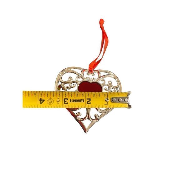 Lenox Heart Silver Plate ornament - Picture 5 of 8